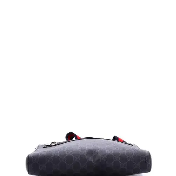 Gucci Web Strap Front Zip Messenger Bag #222328G12B - Picture 4 of 7